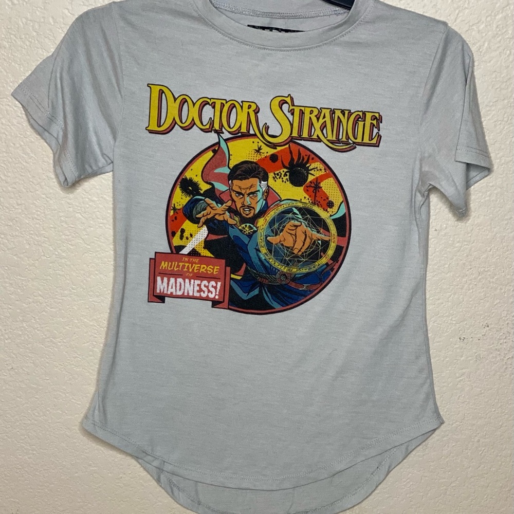 Marvel Logo T-Shirt in Black and White